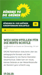 Mobile Screenshot of gruene-bielefeld.de
